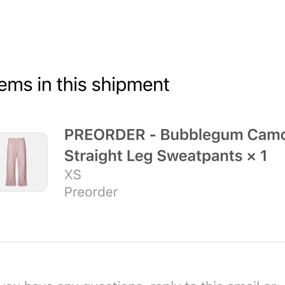 Bubblegum Camo Straight Leg Sweatpants dairy boy limited edition
